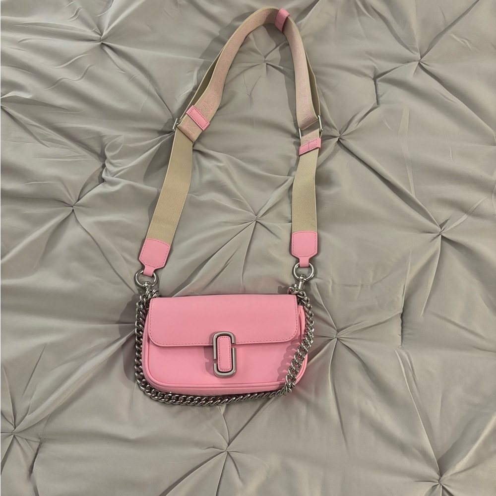 Pink Chain Strap Women's Bag